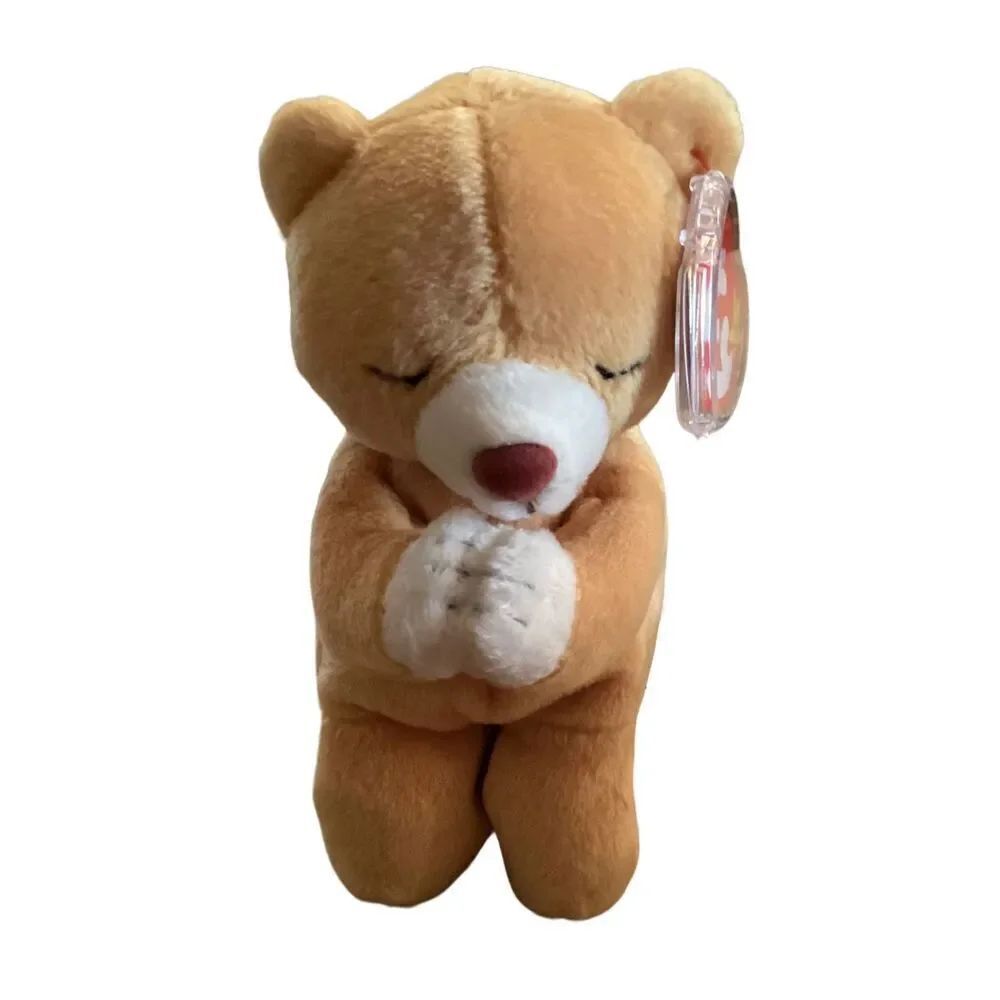 1999 Hope The Bear Prayer Ty Beanie Baby PlushโCollectible Vintage Y2K 90s Prayi